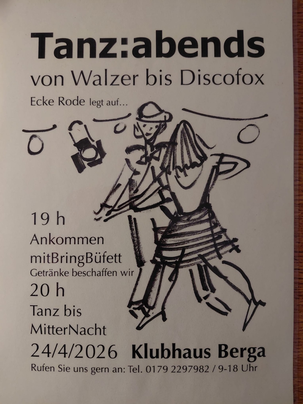 Plakat TanzAbends